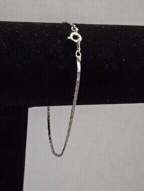 Vintage Sterling Silver Avon Bracelet Size 7.75 Inch Signed